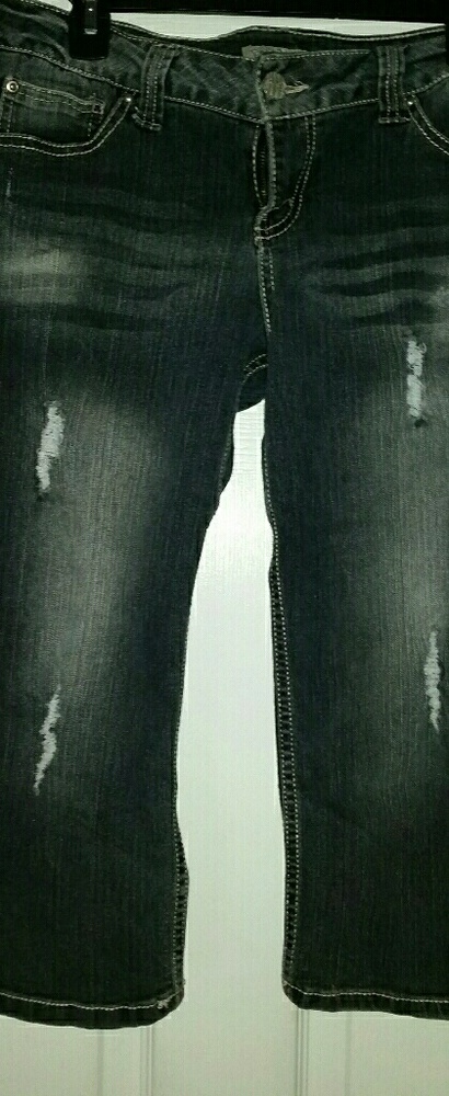 Park Blues Black Jean's Capri